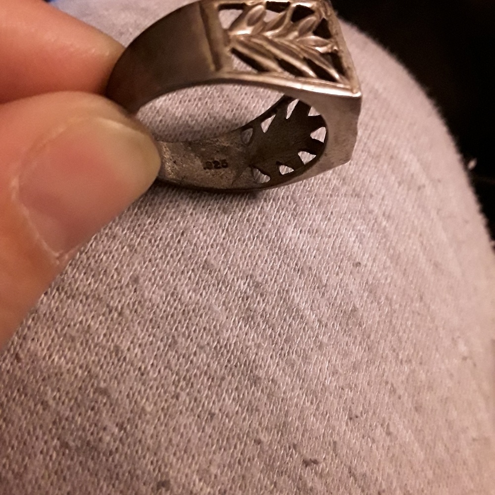 925 man silver ring - Picture 2 of 2